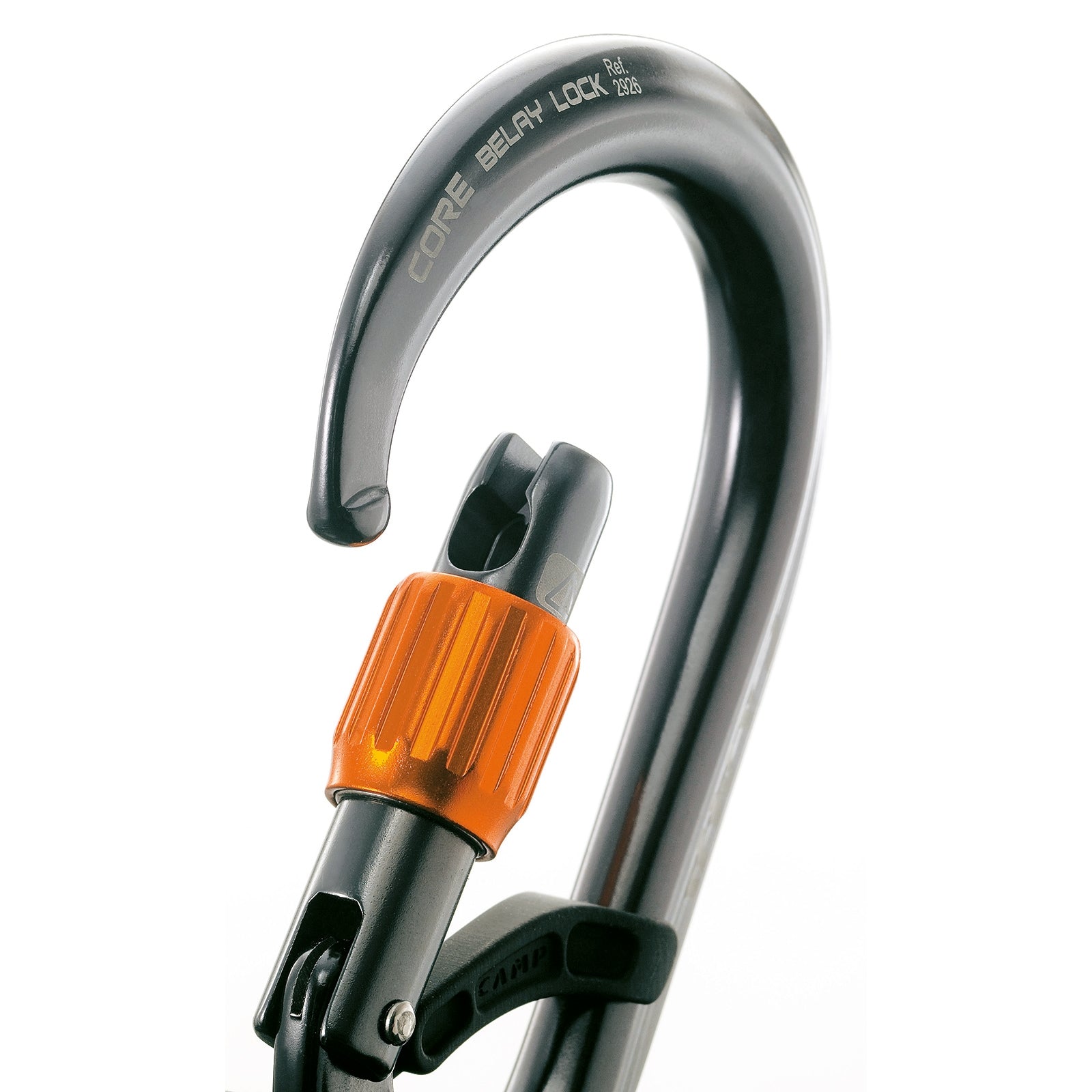 CAMP Core Belay Lock Carabiner - Gun Metal