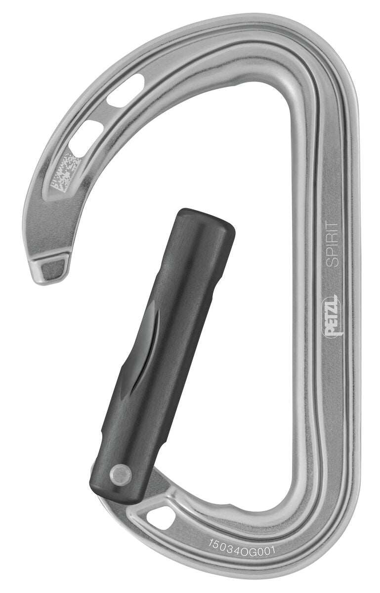 Petzl Spirit Straight Gate Carabiner - Gray