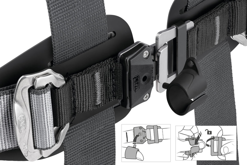 Petzl Swan Easyfit Full Body Harness - Stainless Steel