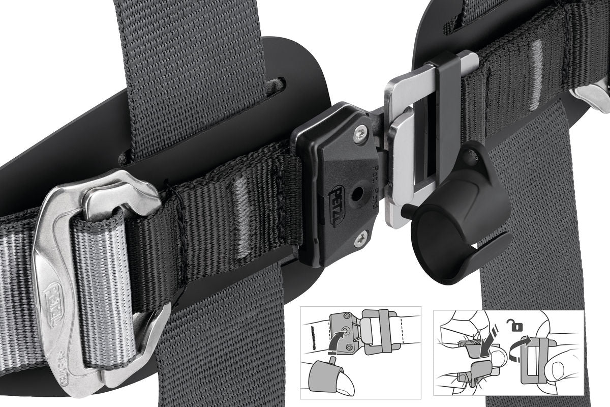 Petzl Swan Easyfit Full Body Harness - Stainless Steel