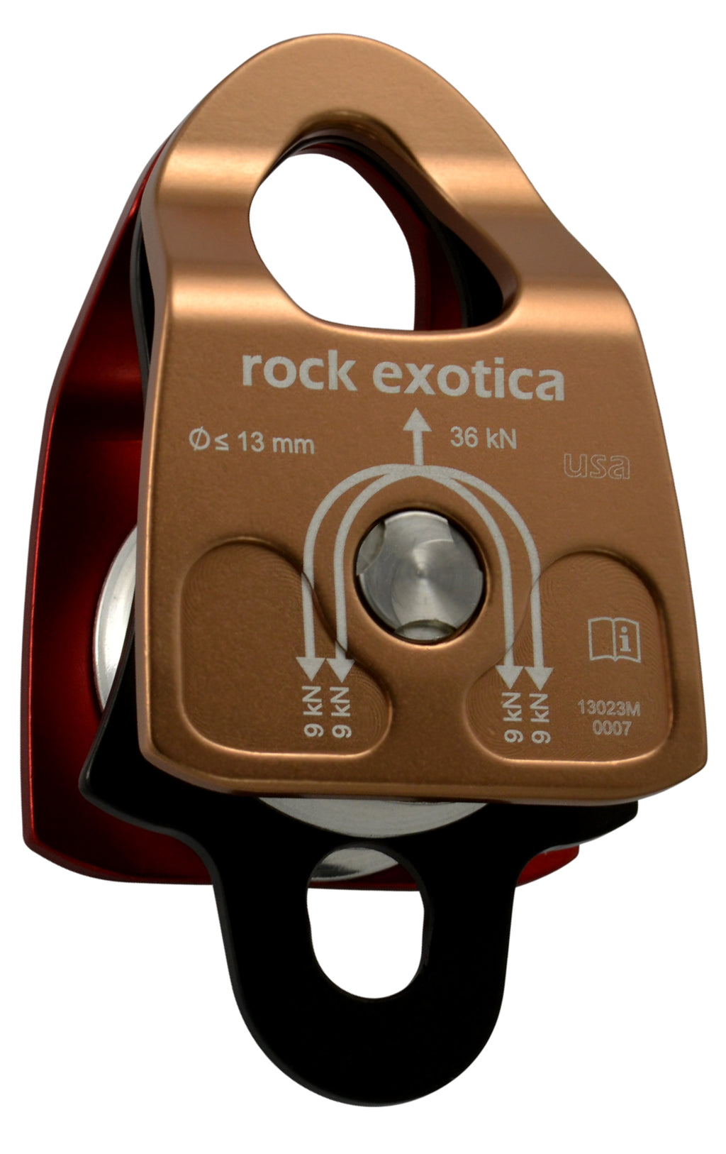 Rock Exotica Machined Rescue Pulley Double