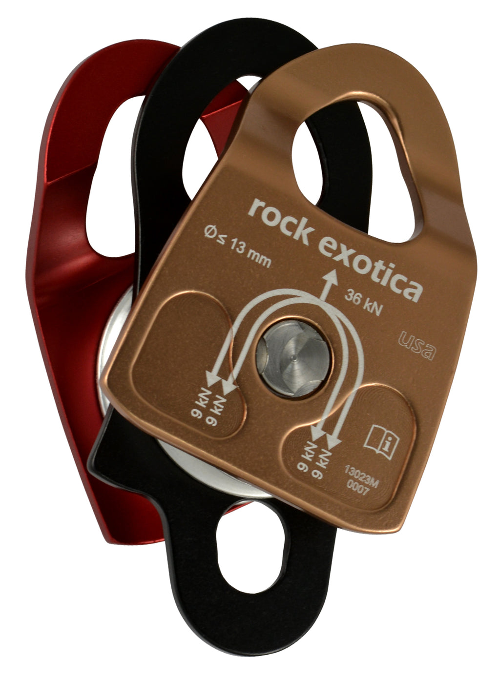 Rock Exotica Machined Rescue Pulley Double